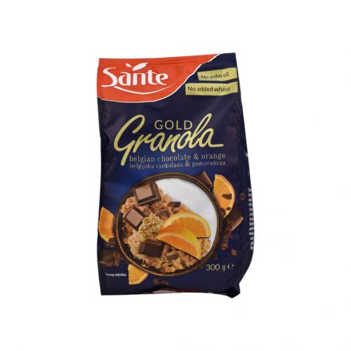 Sante granola gold csokoládés narancsos 300g