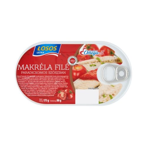 Losos makrélafilé paradicsomszószban 175g