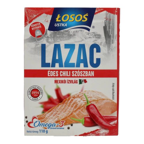 Losos lazac édes-chili szószban 110g