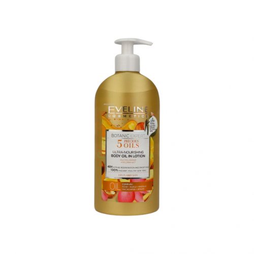 Eveline botanic expert tápláló testápoló 5 féle olajjal 350ml