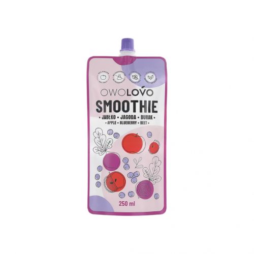 Owolovo smoothie alma-kékáfonya-cékla 250 ml