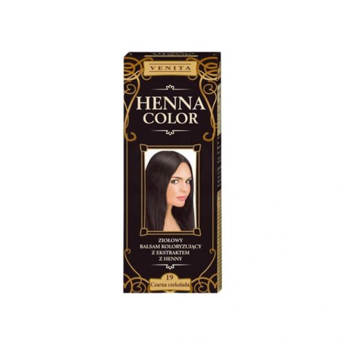 Henna color hajfesték 19 fekete 75ml