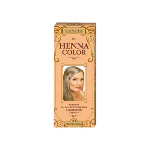 Henna color színező hajbalzsam nr 111 természetes szőke 75 ml