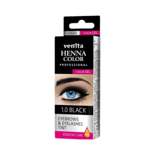 Venita henna color gyógynövényes szemöldök festék 1,0 fekete 15g