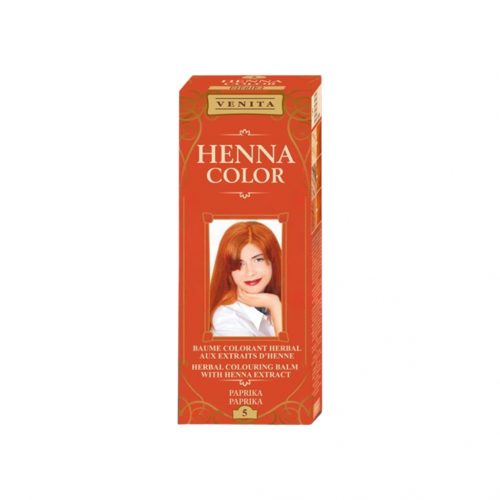 Henna color hajfesték 5 paprika vörös 75ml