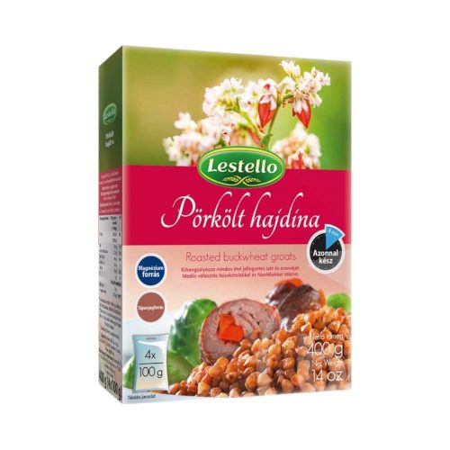 Lestello pörkölt hajdina 4x100g 400g