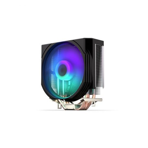 Endorfy cpu cooler - spartan 5 max argb (12 cm, 4 pin, 4x heatpipe, pwm, tdp 180w, fekete)