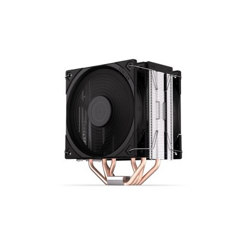 Endorfy cpu cooler - fera 5 dual fan (2x12 cm, 4 pin, 4x heatpipe, pwm, tdp 220w, fekete)