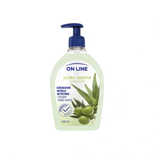 On line folyékony krémszappan aloe vera és olíva 500 ml