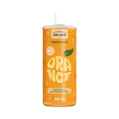 On line tusfürdő fruity shot narancs 390 ml