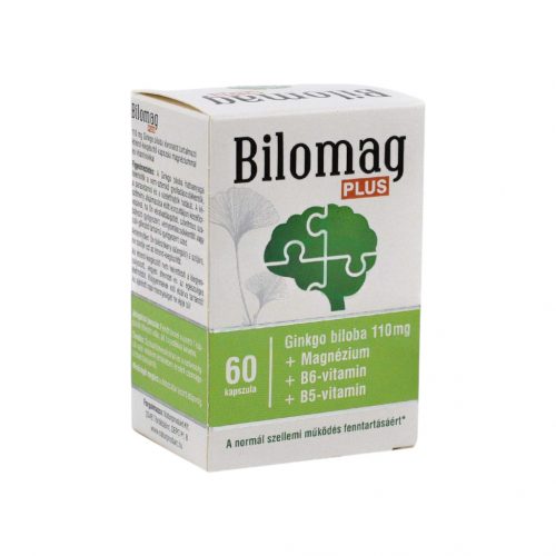 Bilomag plus 110mg gingko biloba kivonatot tartalmazó étrend-kiegészítő kapszula 60 db