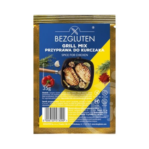 Bezgluten gluténmentes fűszerkeverék csirkéhez 35g