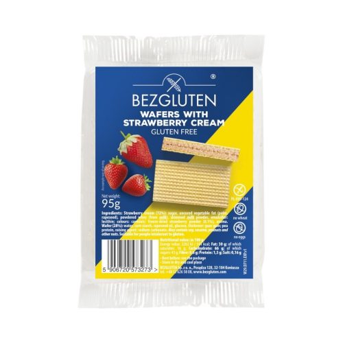 Bezgluten gluténmentes ostya epres 95g