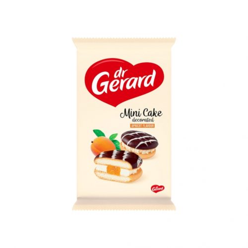 Dr. Gerard mini cake sponge biscuit sárgabarack töltelék, tejszín krém 165g