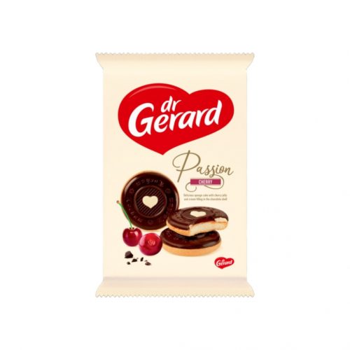 Dr. Gerard passion cherry tejszínes és meggyes krémmel töltött piskóta 150g