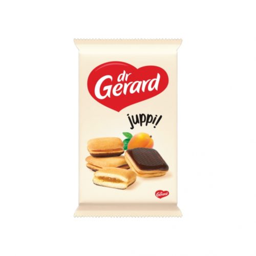 Dr. Gerard sponge cake apric (jaski) sárgabarack ízű töltött kakaós bev.pisk. 205g