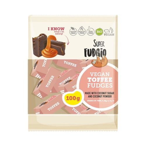 Super fudgio bio vegán karamella toffee 100g