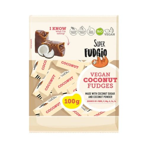 Super fudgio bio vegán karamella kókuszos 100g