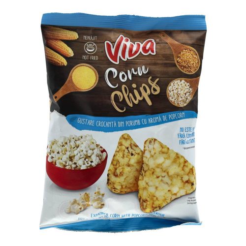 Viva puffasztott kukoricachips popcorn ízű 50g