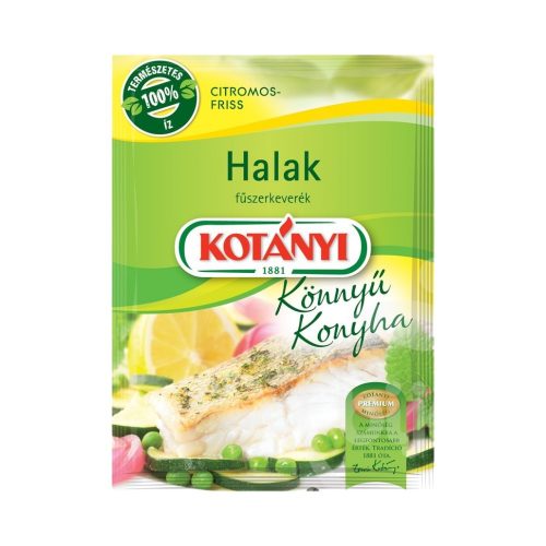 Kotányi könnyű konyha halak fűszerkeverék 25g