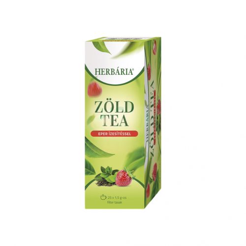 Herbária zöld tea-eper