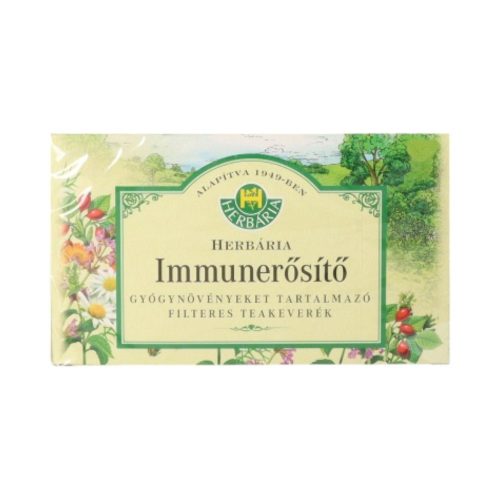 Herbária immunerősítő borítékolt filteres tea 20x1,5g 30g