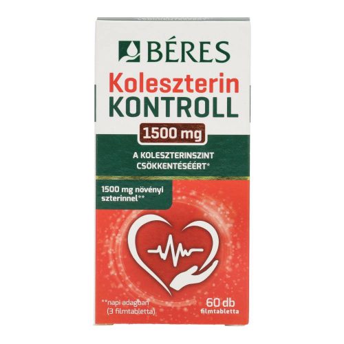 Béres koleszterin kontroll 1500 mg filmtabletta 60 db