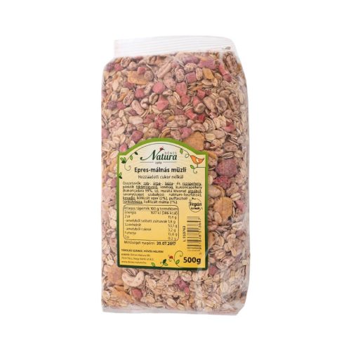 Natura epres-málnás müzli 500g