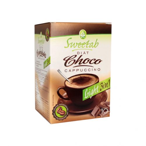 Sweetab cappuccino light 3in1 csoki diétás 100g