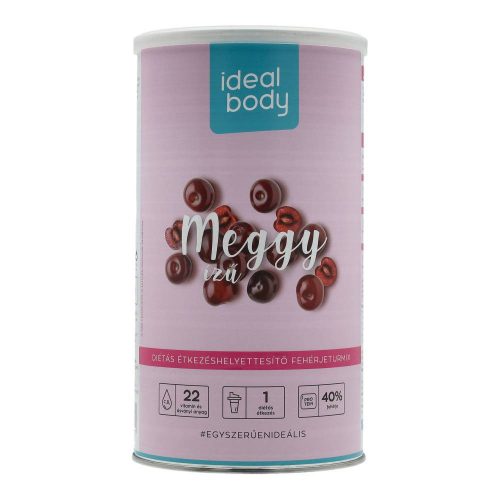 Idealbody fogyókúrás italpor meggy ízű 525g