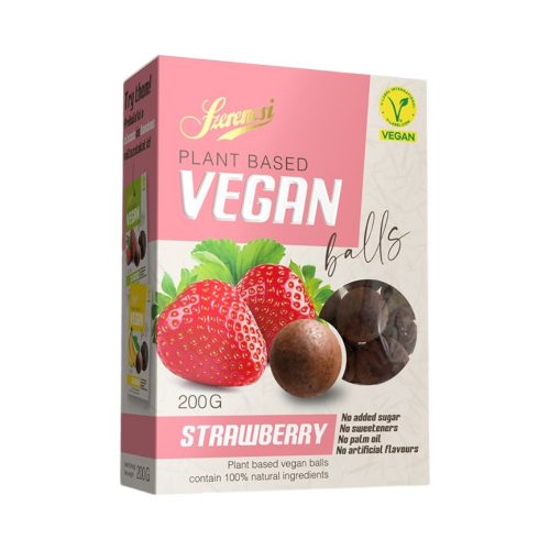 Szerencsi vegan balls datolya golyó epres 200g