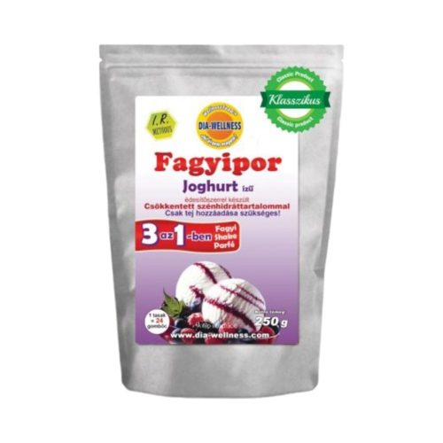 Dia-wellness fagylaltpor joghurt 250g