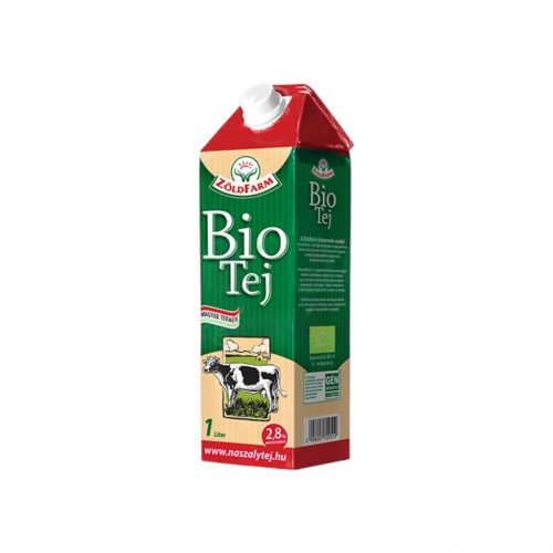 Zöldfarm bio tej 2,8 % uht /tartós/