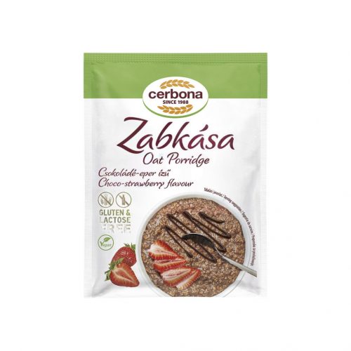 Cerbona gluténmentes zabkása eper-csoki 50 g