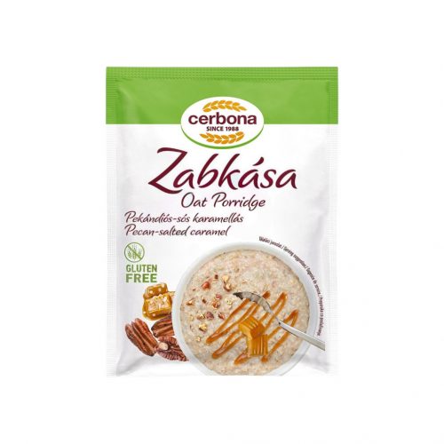 Cerbona gluténmentes zabkása pekándiós-sós karamellás 50 g