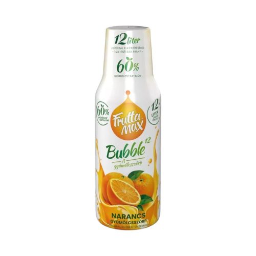 Fruttamax bubble 12 narancs 500 ml