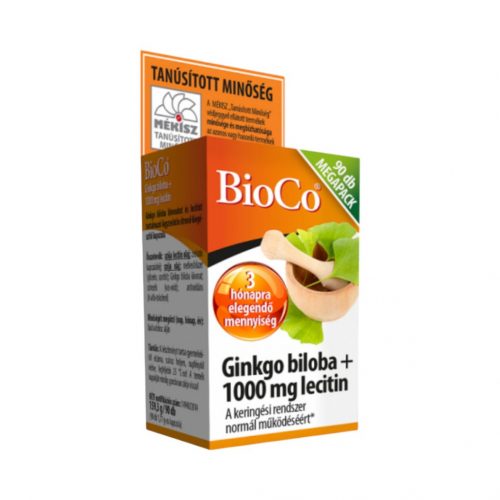 Bioco gingko biloba+lecitin 1000mg kapszula 90 db