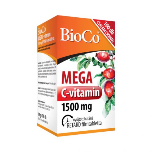 Bioco mega c-vitamin 1500mg retard filmtabletta 100 db