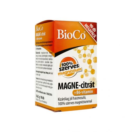 Bioco magne-citrát+b6-vitamin megapack