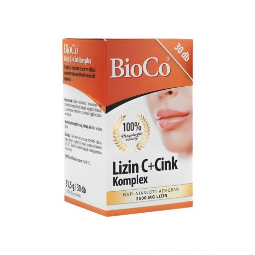 Bioco lizin c+cink komplex 30db