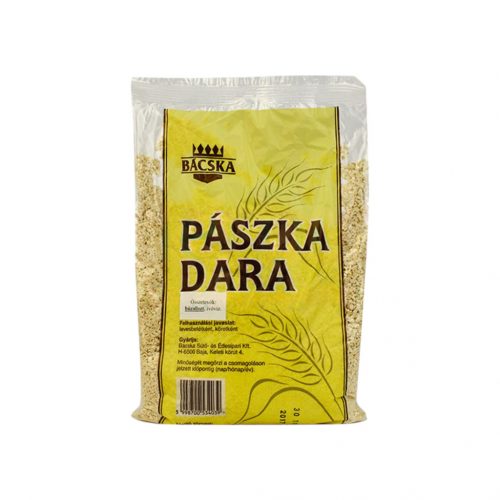 Bácska pászka gombóc dara