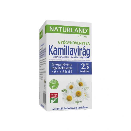 Naturland tea kamillavirág filteres 25db