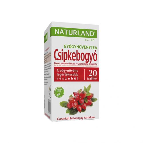 Naturland csipkebogyó tea 20x2,5g 50 g