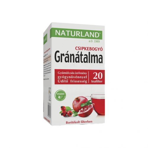 Naturland gyümölcstea gránátalma-csipke 20x2g 40 g