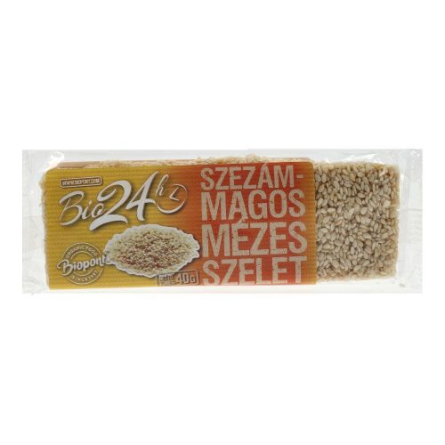 Biopont bio mézes szelet szezámmagos 40g