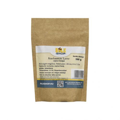 Bulk shop kurkumás latte 100g