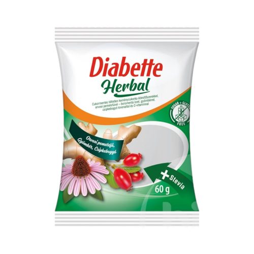 Dibette herbal cukormentes vegyes gyógynövényes cukorka édesítőszerrel 60g