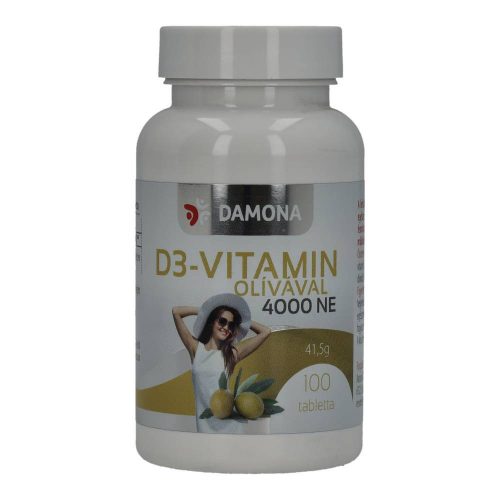 Damona d3 vitamin 4000ne olívával tabletta 100 db