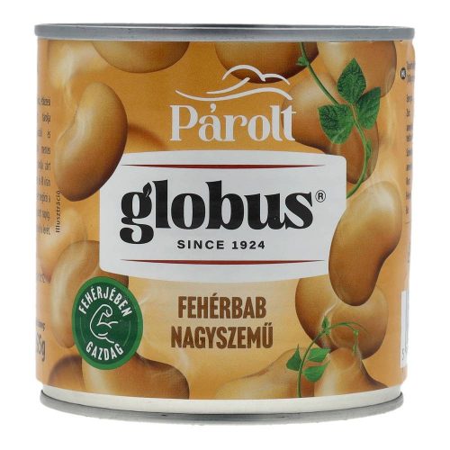 Globus fehérbab gőzben párolt