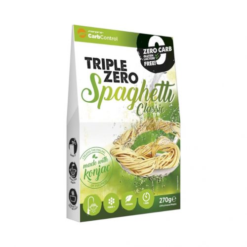 Forpro zero kalóriás tészta - spaghetti cukor/zsír/laktóz/glutén/szójamentes 270g